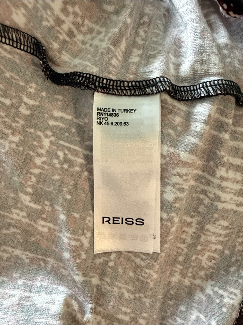 Reiss Riyo Ruched Jersey Top - Picture 7 of 8